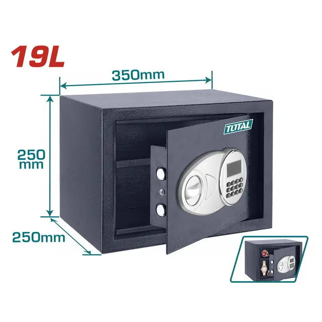 Total Electronic Safe 19L Tesf2501 1