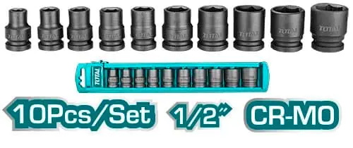 Total Impact Socket 10 Pcs Thistd12101 1