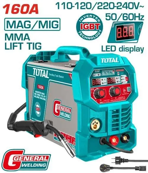Total Inverter Mag/Mig/Mma/Tig Lift Welding Machine 160A Utmgt16058 1