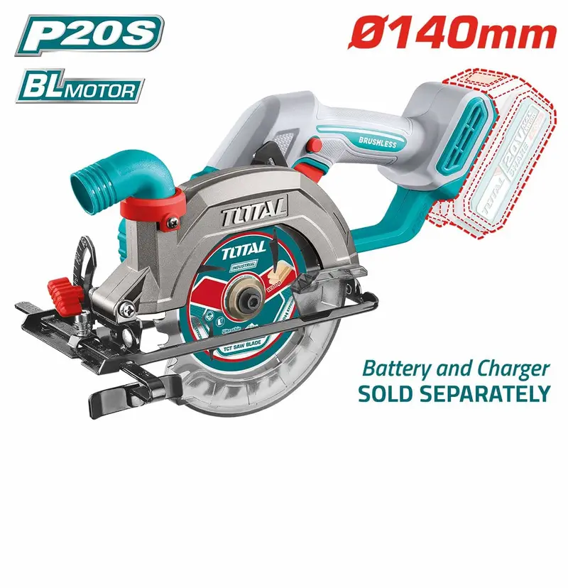 Total Li-Ion Circular Saw -Tsli1402 Ttl 1