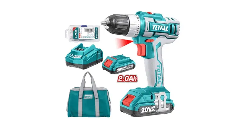 Total Lithium-Iron Drill 20V 1