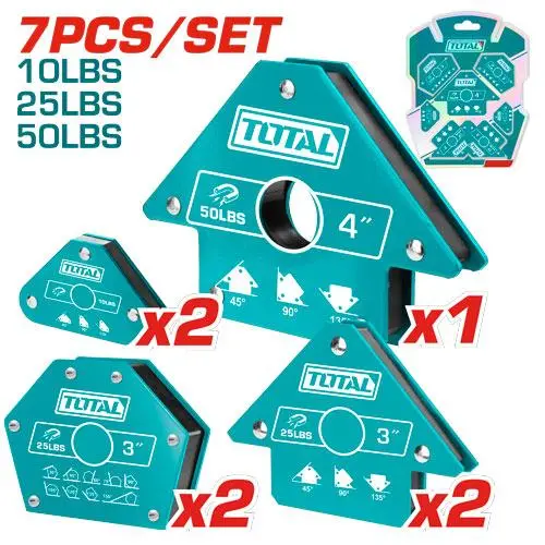 Total Magnetic Welding Holder Set 7Pcs 1
