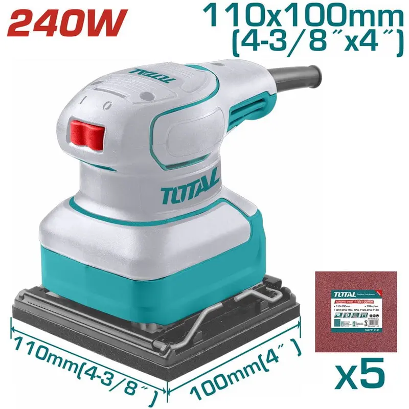 Total Palm Sander 240W 1