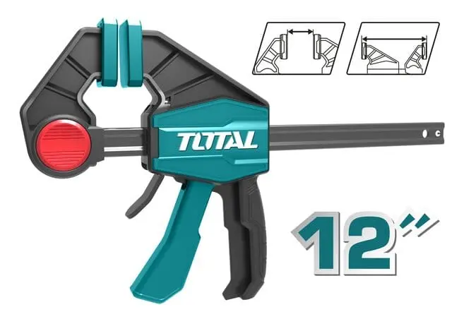 Total Quick Bar Clamps  -12" Tht1340602 1