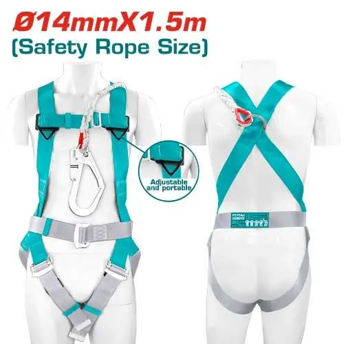 Total Safety Harness 14Mmx1.5M Tsh501415 1