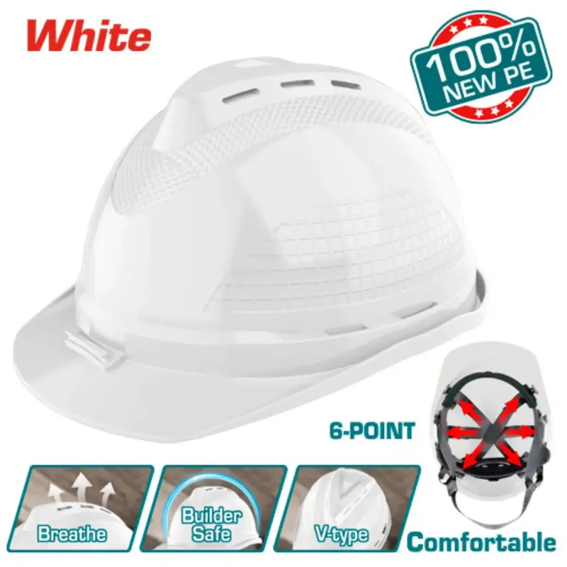 Total Safety Helmet White Tsp8602 1