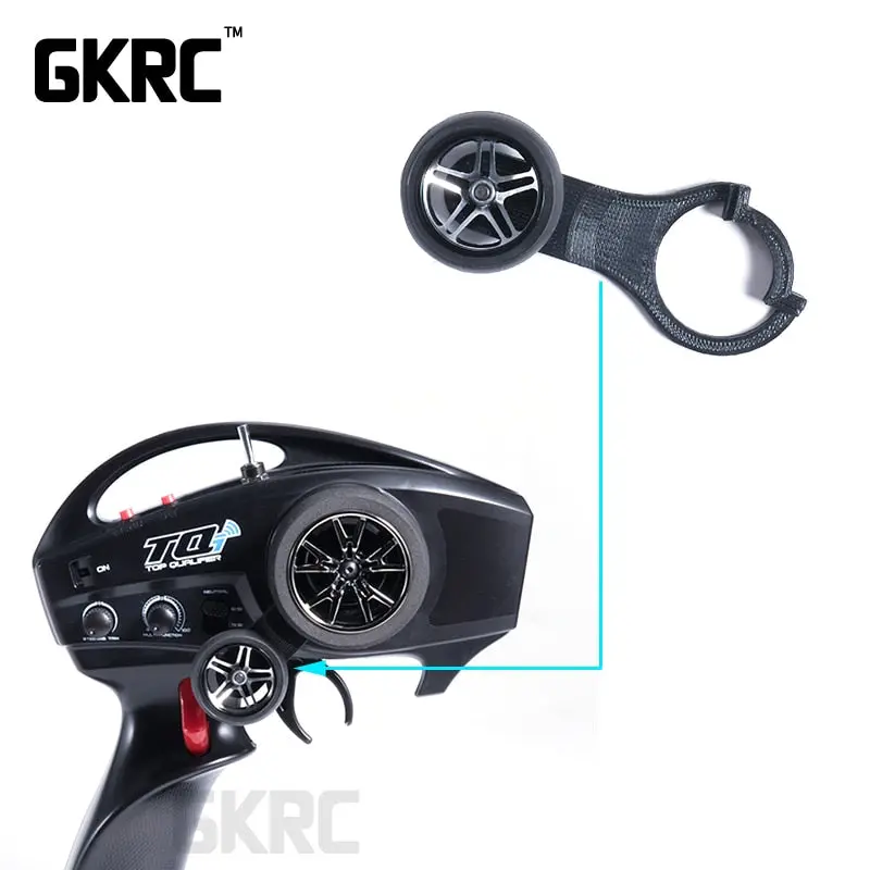 Tqi One-Hand Steering Wheel Controller For 1/10 Rc Crawler Car Traxxas Trx4 Ford Bronco Ranger Trx-4 Tactical Unit 1