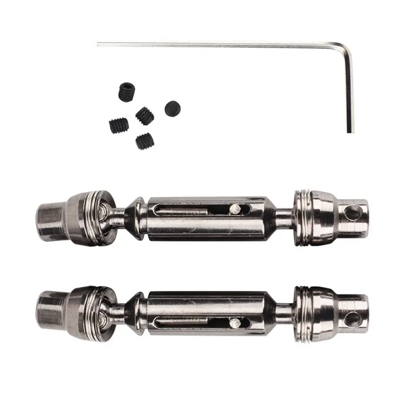 Transmission Drive Shaft Silver For Wpl B1 B16 B24 B36 C1 C24 C34 Jjrc Q60 Q61 Q65 Mn 90 Rc Car Spare Parts Diy Accessories 1