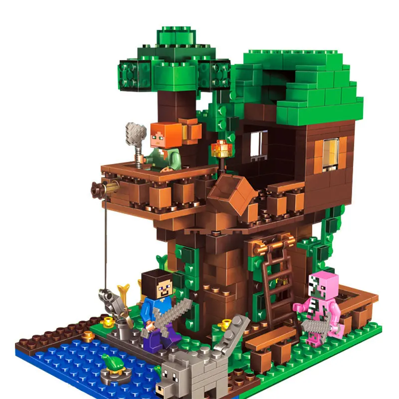 Tree House Compatibie Legoings Building Blocks Toy Kit Diy Educational Children Christmas Birthday Gifts 1
