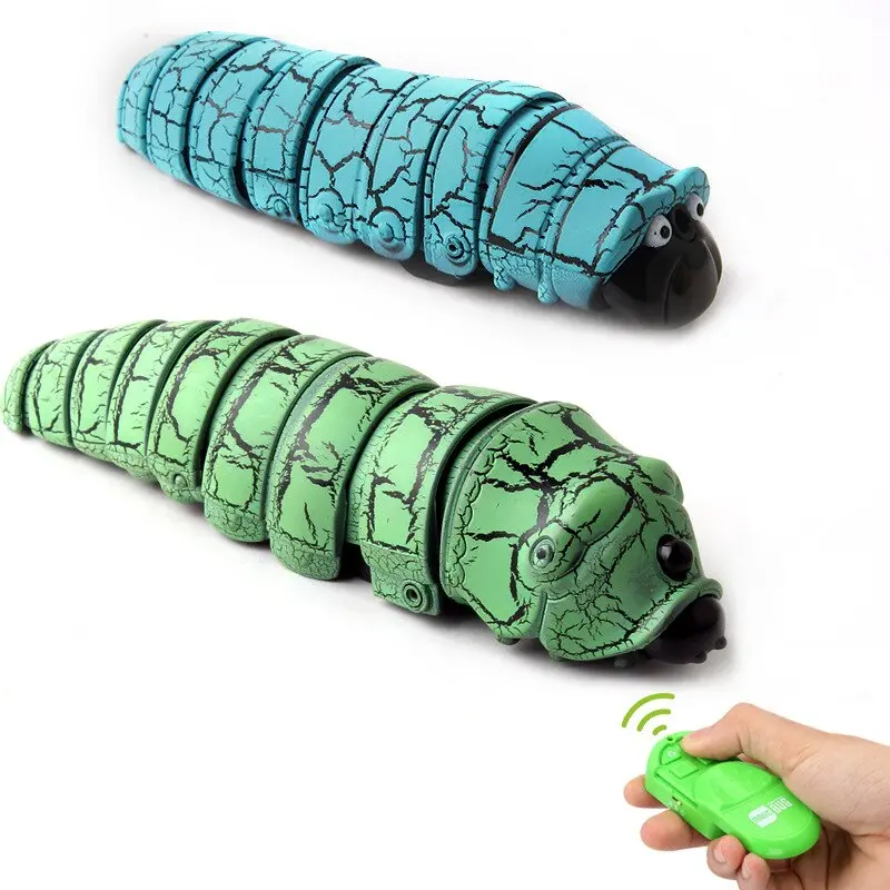 Tricky Spoof Reptiles Infrared Remote Control Ghost Bug Electric Caterpillar Toys Rc Animals Toy For Kids 1
