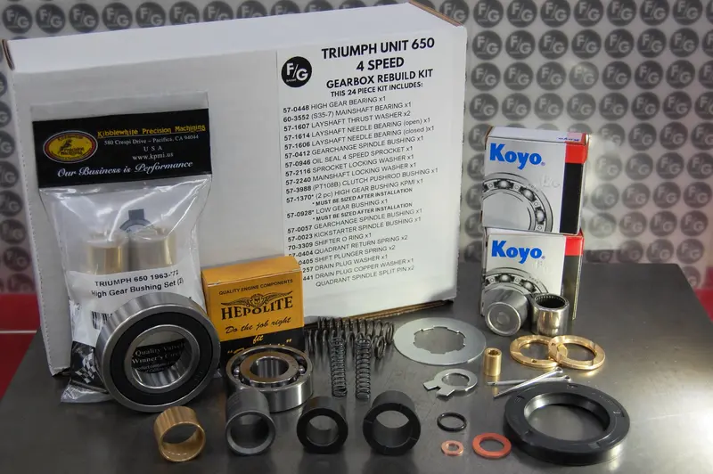 Triumph 4 Speed Gearbox Rebuild Kit 650 750 1