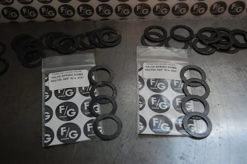 Triumph 650 750 Valve Spring Shims 1