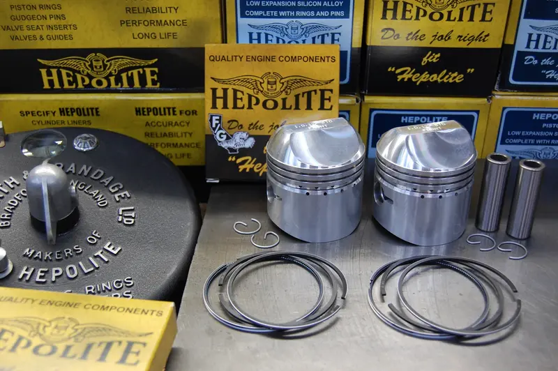 Triumph Hepolite Unit 500 Piston And Ring Kit 1