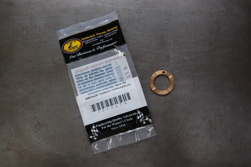Triumph Kibblewhite Gearbox Thrust Washer 1