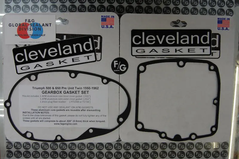 Triumph Pre Unit Twin 1950-1962  Gearbox Gasket Set 1