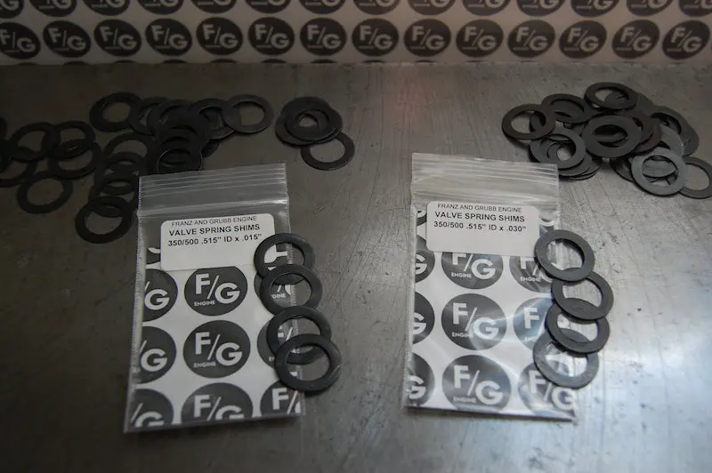 Triumph Unit 500 Valve Spring Shims 1