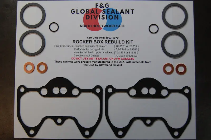 Triumph Unit 650 1963-1970 Rocker Box Rebuild Kit 1