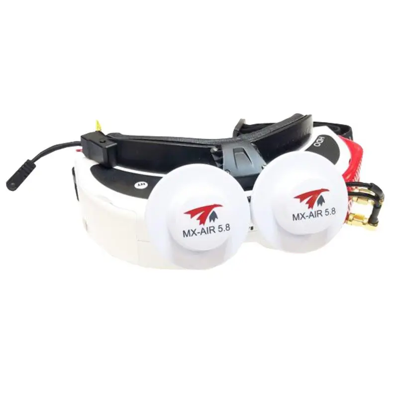 Truerc Mx-Air Array 5.8Ghz 5.8Dbi Gain Lhcp/Rhcp Fpv Antenna With Sma90 Male Connector For Rapidfire/Fatshark Fpv Goggles 1