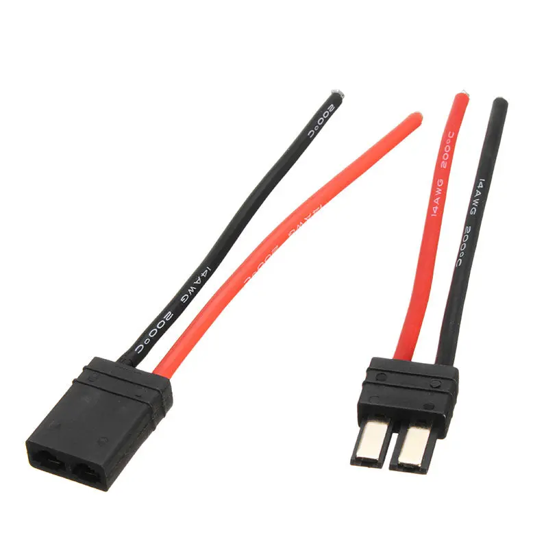 Trx Plug Male Female With 10Cm 14Awg Cable For Rc Model Car 1