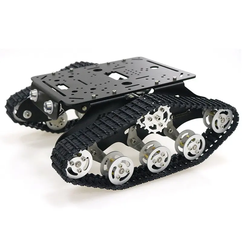 Ts300 Shock Absorption Robot Tank Chassis Rc Tank Model Tracked Car With Dual Dc 12V Motor+Plastic Tracks+Suspension Parts 1
