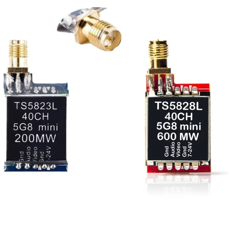 Ts5823l/Ts5828l 5.8G 40Ch 200Mw/600Mw Mini Audio Video Av Transmitter Tx For Fpv Qav 210 Qavr 220 Drone Aerial Photography 1