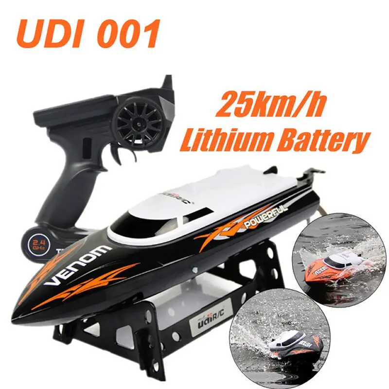 Udi001 Rc Boat Bateau One Propeller Remote Control Boats Remote Control Toys 2.4Ghz 4Ch Water Cooling High Speed Rc Speed Fswb 1