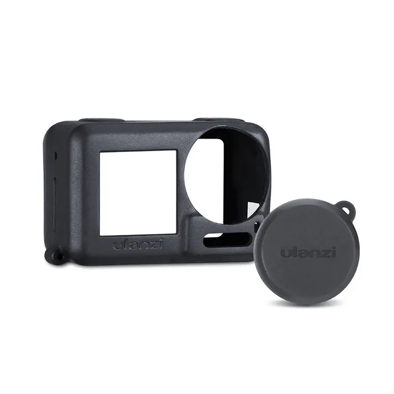 Ulanzi Camera Lens Silicone Case Cover With Protective Hood For Dji Osmo Action Protective Accessory 1