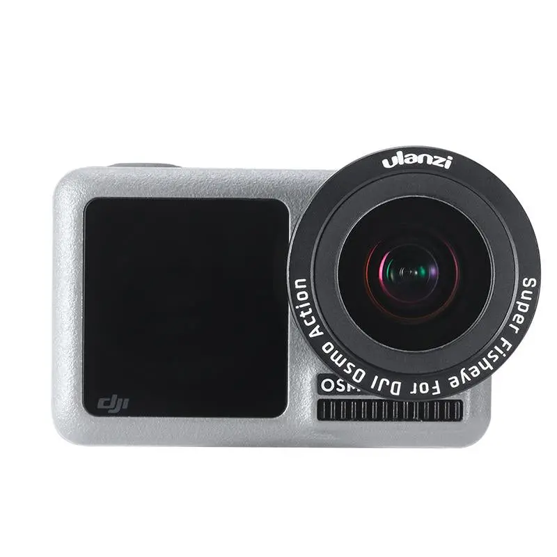 Ulanzi Oa-6 Super Fisheye Optical Glass Lens 180 Degree  For Dji Osmo Action Camera 1