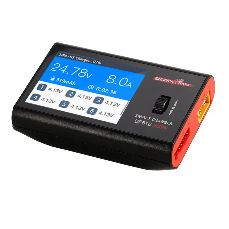 Ultra Power Up610 Dc 200W 10A Pocket Smart Charger For 2-6S Lipo Battery 1