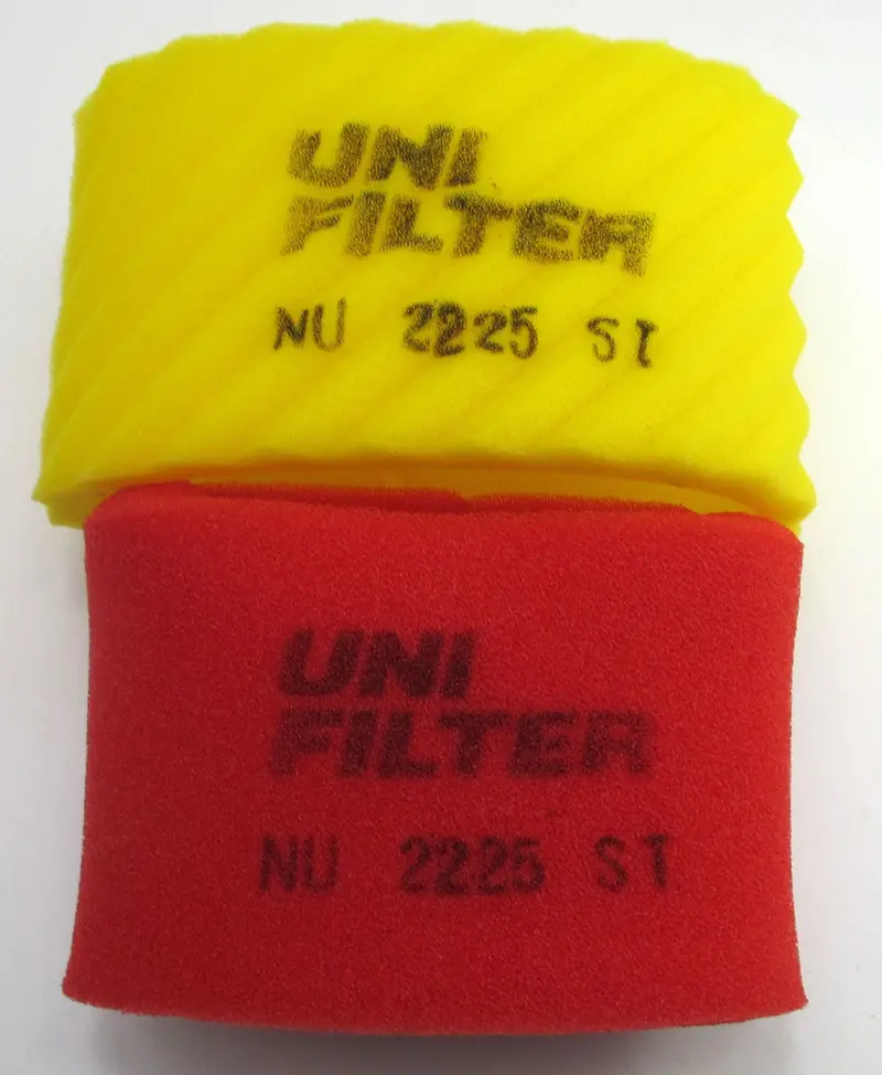 Unifilter Nu2225st Yamaha It500, Tt500, Xt500, Sr500, Air Filter 1