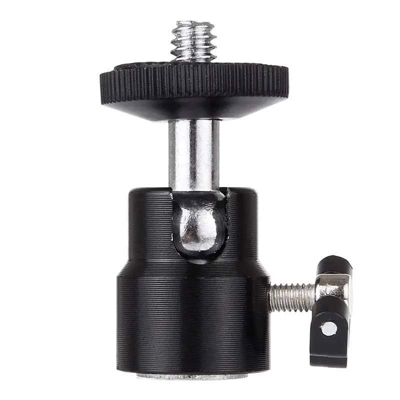 Universal 1/4 Inch Screw Mini Ball Head Flash Adapter Bracket Holder Mount For Handheld Gimbal Camera Tripod 1