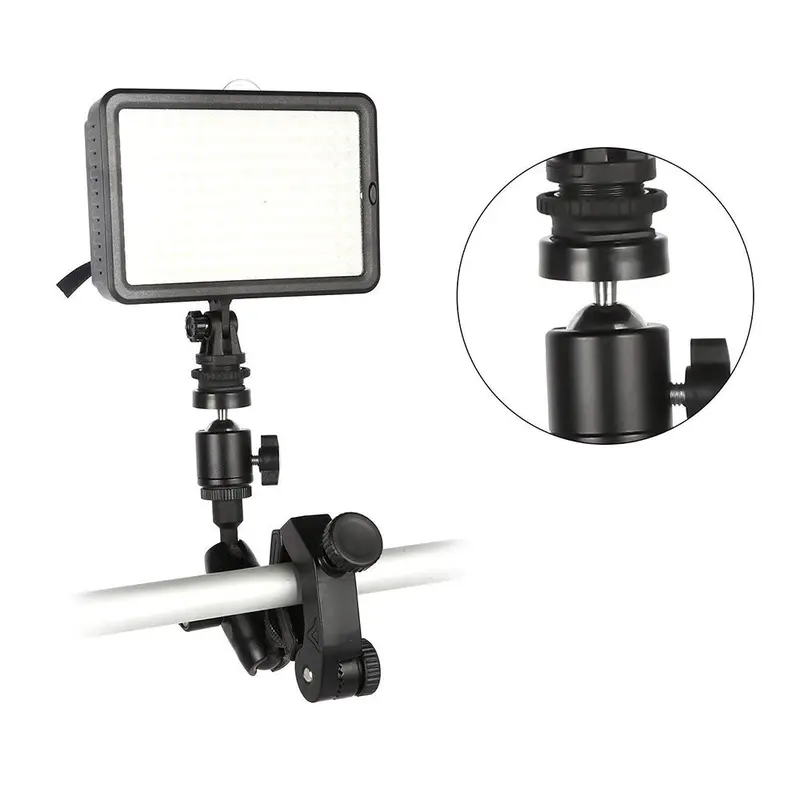 Universal 1/4 Inch Screw Mini Ball Head Flash Bracket Holder Mount For Gimbal Camera Tripod Hot Shoe 2