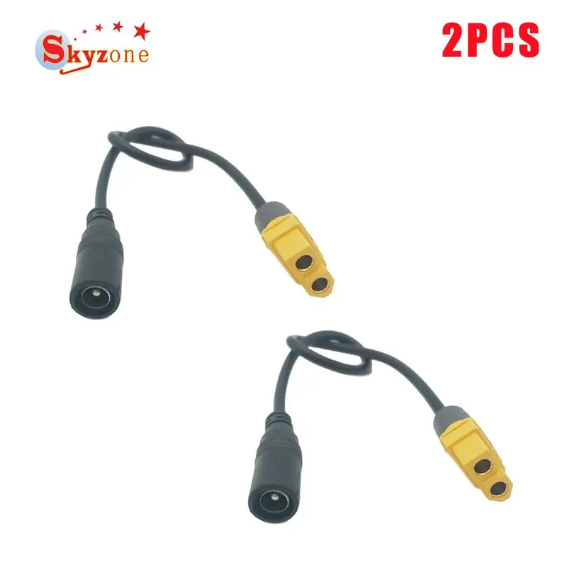 Universal Xt60 To Dc 5.5/2.1Mm Female Adapter Power Cable For Fatshark Skyzone Aomway Goggles 1