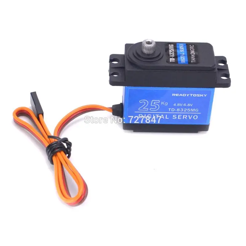 Update 180 Degree Rc Servo 20Kg / 25Kg / 30Kg Full Metal Gear Digital Servo Baja Waterproof Of Version 25T Arm For Cars Rc Toy 11