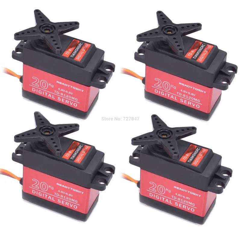 Update 180 Degree Rc Servo 20Kg / 25Kg / 30Kg Full Metal Gear Digital Servo Baja Waterproof Of Version 25T Arm For Cars Rc Toy 14