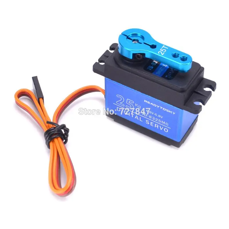 Update 180 Degree Rc Servo 20Kg / 25Kg / 30Kg Full Metal Gear Digital Servo Baja Waterproof Of Version 25T Arm For Cars Rc Toy 8