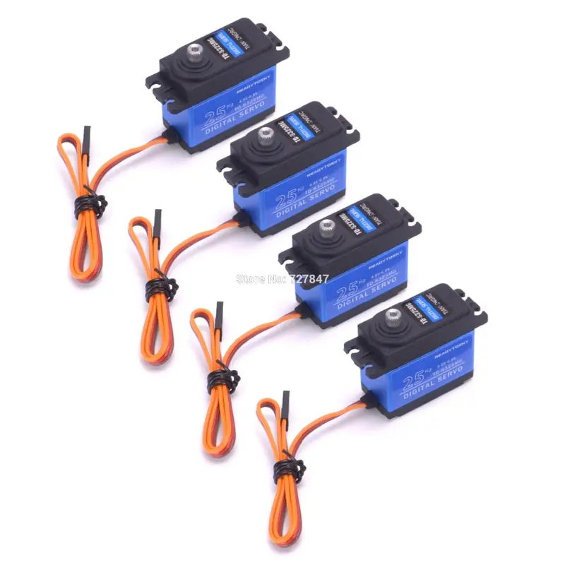 Update 180 Degree Rc Servo 20Kg / 25Kg / 30Kg Full Metal Gear Digital Servo Baja Waterproof Of Version 25T Arm For Cars Rc Toy 9