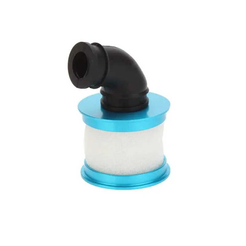 Upgrade Rc Car Parts Blue Alum Capped Air Filter Cover For 94102/94106/94108 Hsp 1/10 Nitro Car 1