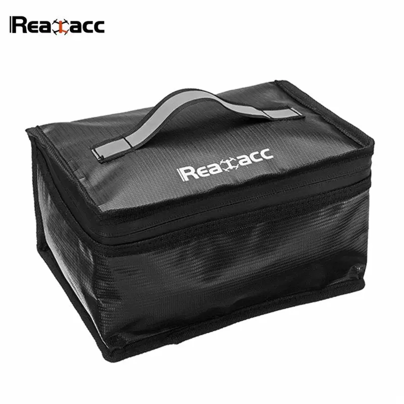 Upgraded Realacc Fireproof Waterproof Lipo Battery Safety Bag Handbag Soft Suitcase With Luminous Handle Boxes For Rc Battery 1