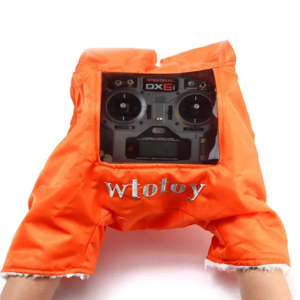 Upgraded Transmitter Warm Hand Glove Cover Shield Winter Outdoor Flying For Flysky Frsky 1