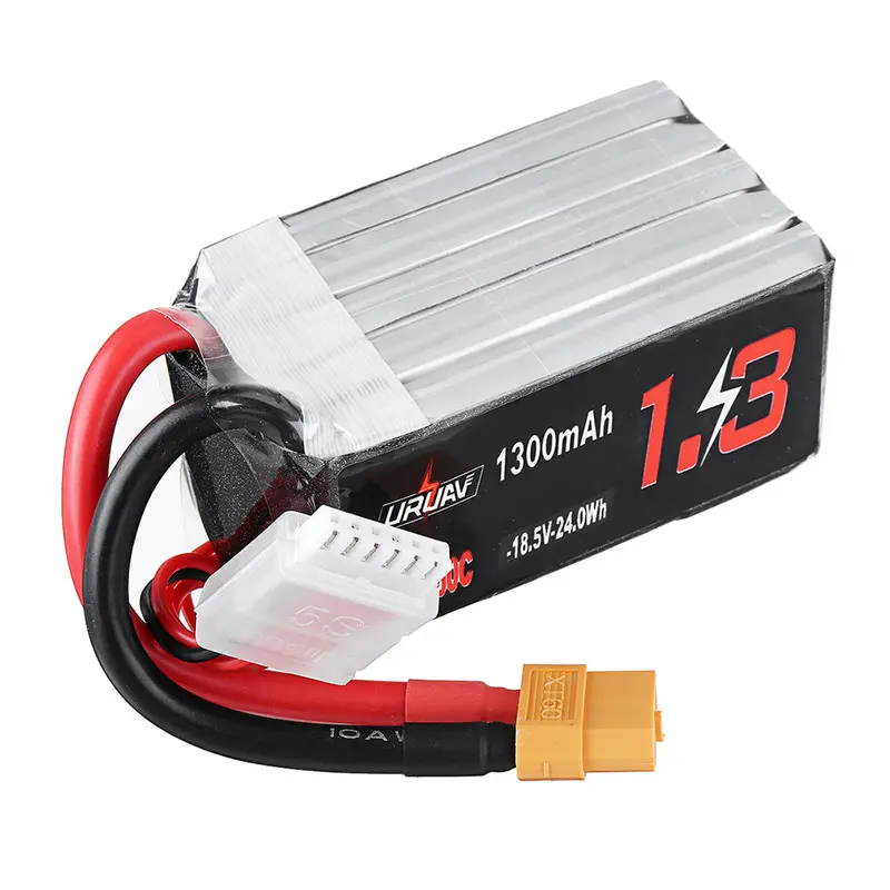 Uruav 18.5V 1300Mah 80C/160C 5S Xt60 Plug Lipo Battery For Fpv Rc Drone 2