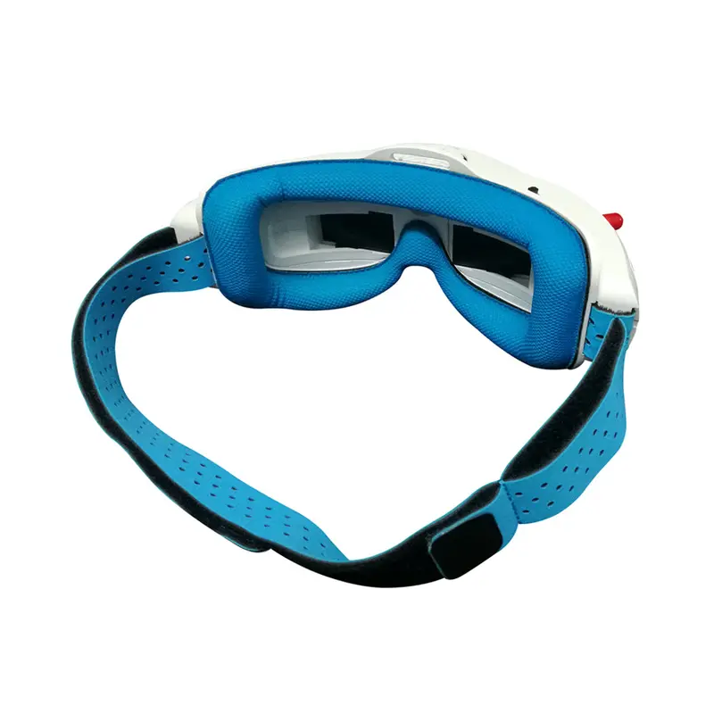 Uruav Fpv Goggles Faceplate Lycra Fabric Sponge Pad Replacement W/ Head Strap For Eachine Ev200d 1
