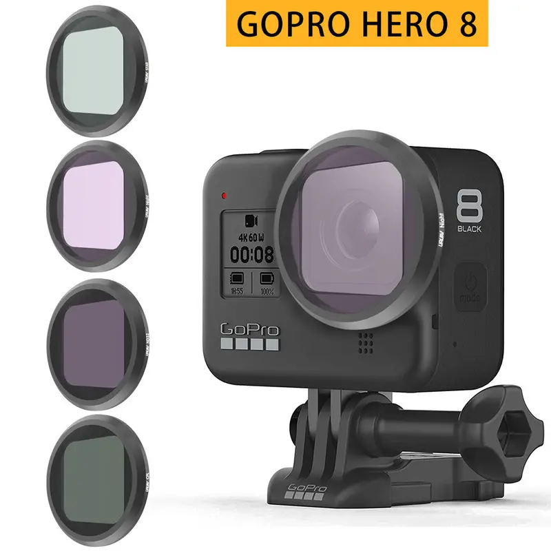 Uruav Kb Mcuv/Cpl/Nd4/Nd8/Nd16/Nd32/Nd64/Night/Star/15X Macro Filter Lens For Gopro 8 1