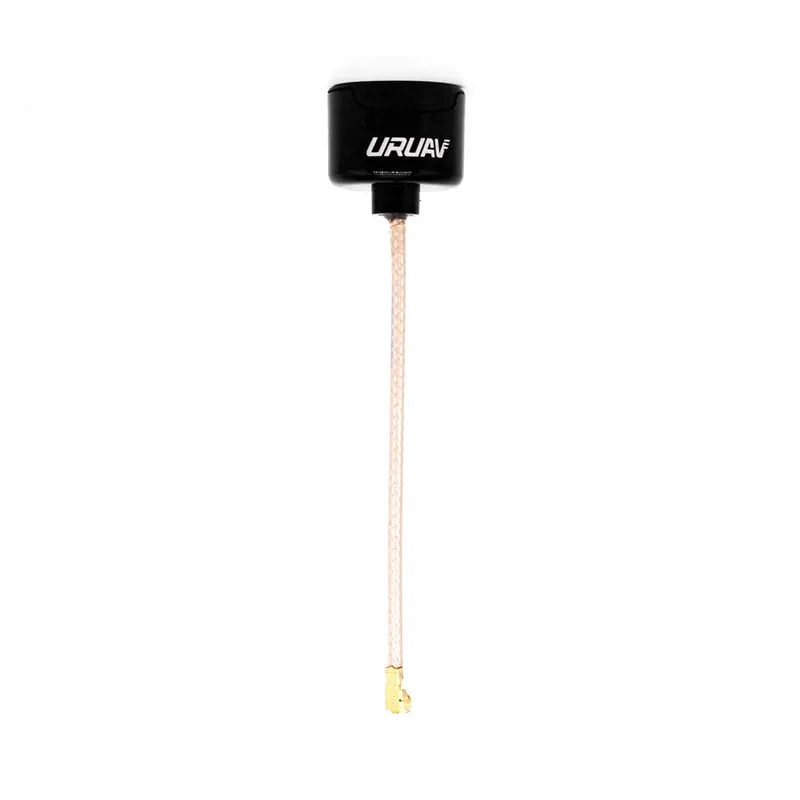 Uruav Lollipop 5.8Ghz 2.3Dbi Super Mini Fpv Antenna Rhcp U.Fl Ipx Ipex Black For Fpv Racing Drone Goggles 1