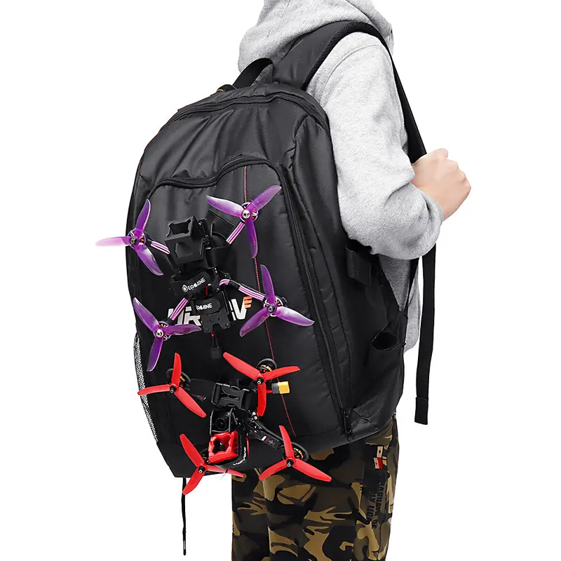 Uruav Ur7 36L Backpack 40X55x22mm With Waterproof Transmitter Beam Port Bag Diy Room For Rc Drone Fpv Racing 1