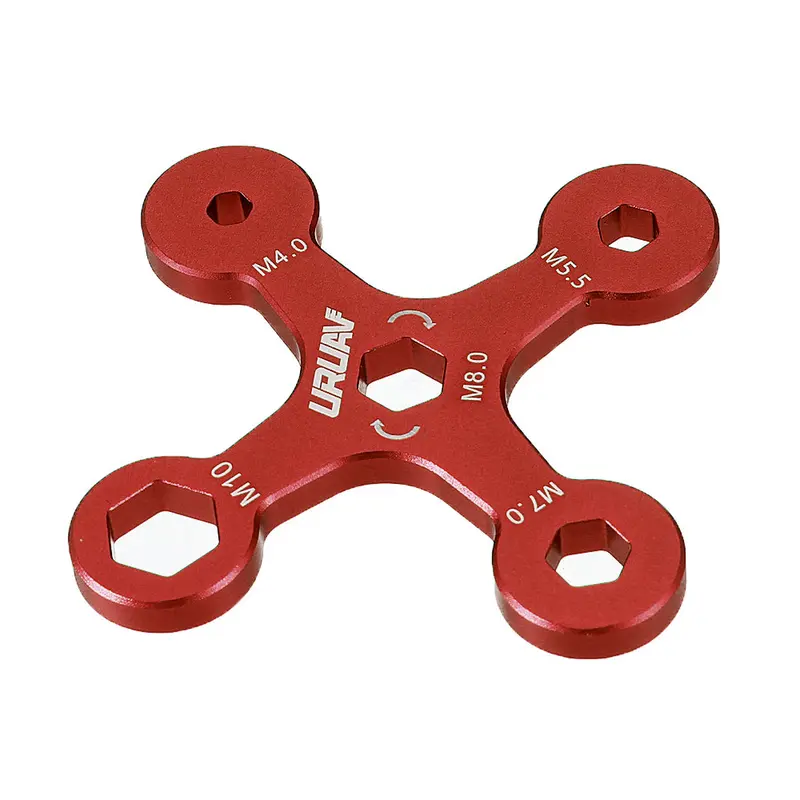 Uruav Urt1 5 In 1 Multifunctional M4/M5.5/M7/M8/M10 Screw Nut Wrench Driver For Rc Models 2