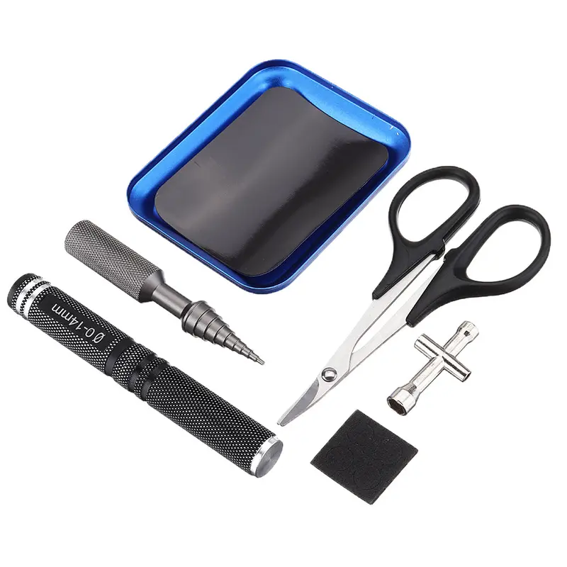 Uruav Urt12 5 In 1 Cross Screw Sleeve Bearing Remover Hole Saw Cutter Scissors Screw Box Diy Repairing Tool For Rc Model 1