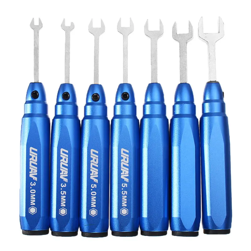 Uruav Urt8 3.0/3.5/5.0/5.5/7.0/8.0/10Mm Metal Hex Screw Nut Wrench For Rc Models 1