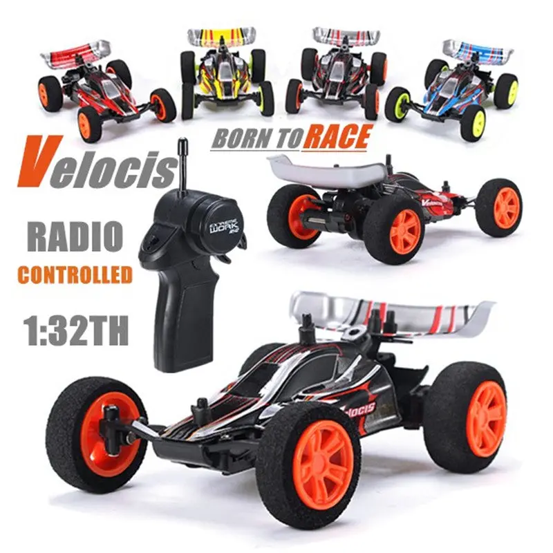 Velocis 1/32 2.4G Rc Racing Car Mutiplayer In Parallel 4 Channel Operate Usb Charging Edition Rc Formula Car 1