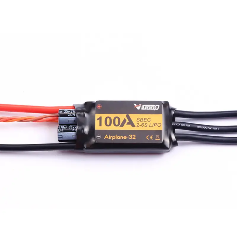 Vgood 100A 2-6S 32-Bit Brushless Esc With 5A Sbec For Fixed Wing Rc Airplane 1